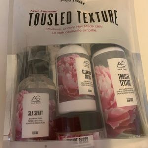AG cleansing cream tousled texture travel kit hair